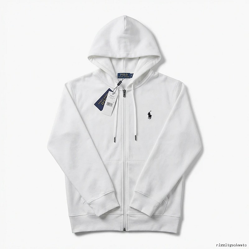 Ralph Lauren basic casual white sweatshirt