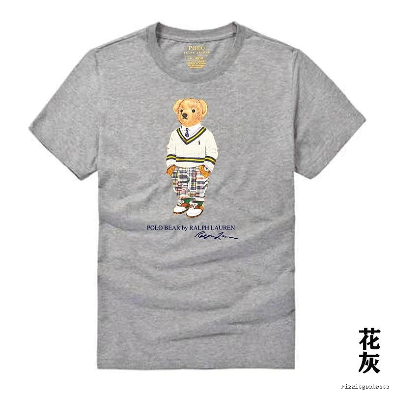 Ralph Lauren Bear Heather Grey T-shirt