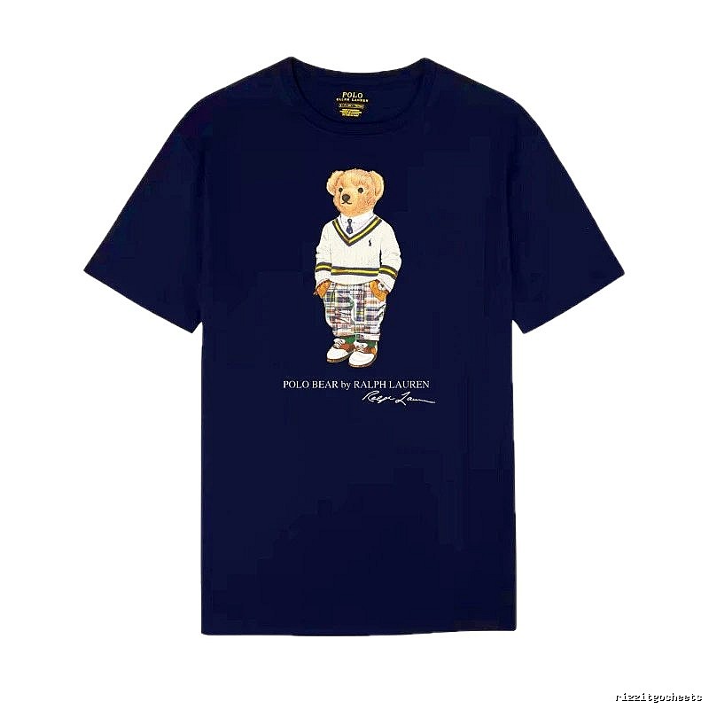 Ralph Lauren Bear Trend Brand Sapphire Blue T-shirt