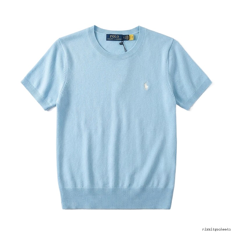Ralph Lauren POLO simple style light blue short-sleeve