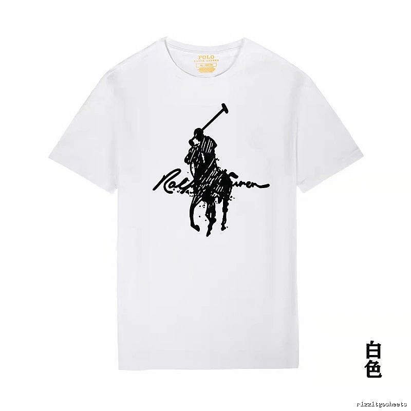 Ralph Lauren Polo-style white T-shirt