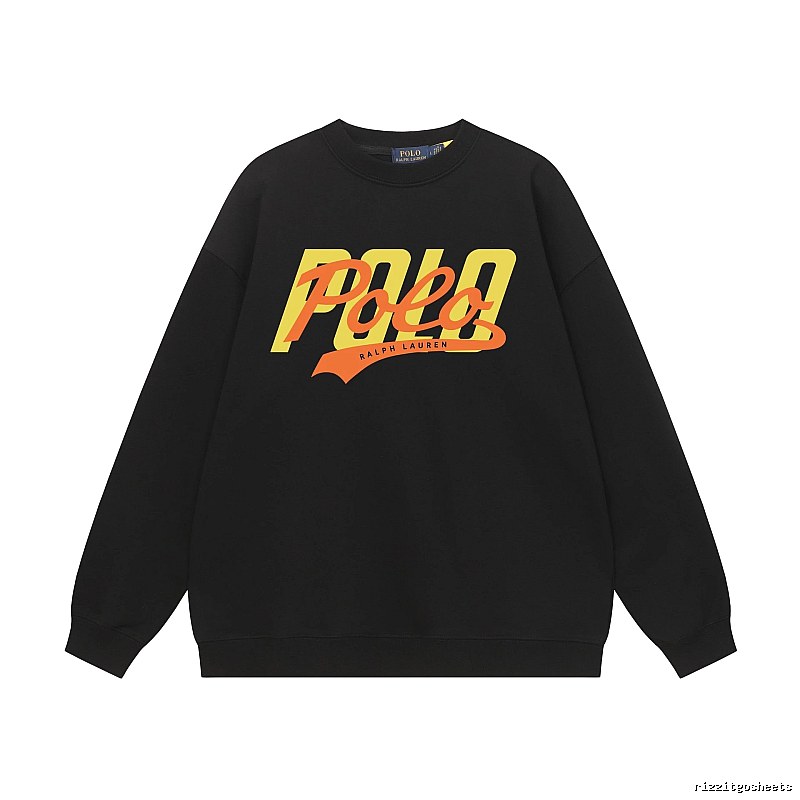 Ralph Lauren Polo trendy brand black sweatshirt