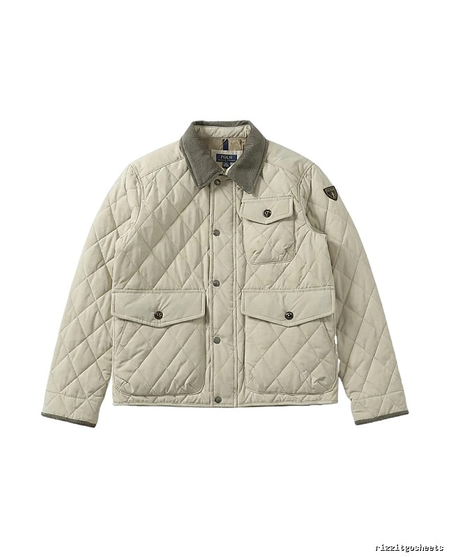 Ralph Lauren quilted retro-style cotton jacket