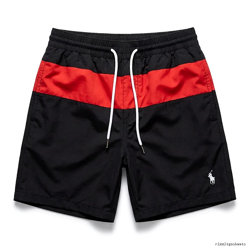 Ralph Lauren sporty black and red shorts