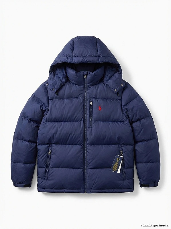 Ralph Lauren trendy brand blue down jacket