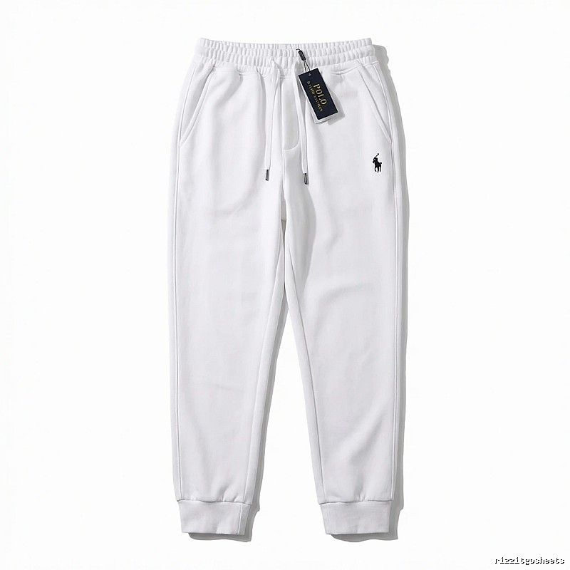 Ralph Lauren trendy brand white sweatpants