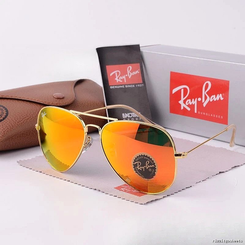 Ray-Ban Streetwear Aviator sunglasses Gold Tone Sunglasses with Logo Accent