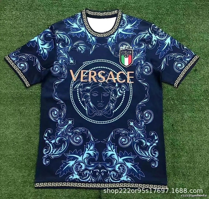 Real Madrid Blue Dragon Soccer Jersey Poolside Style