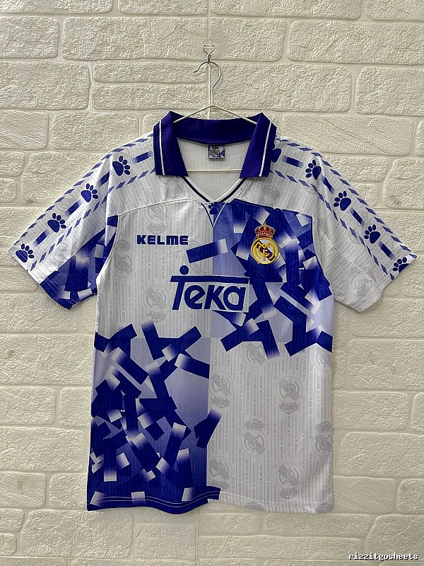 Real Madrid Casual Retro Teka soccer jersey White Retro Football for Streetwear Looks