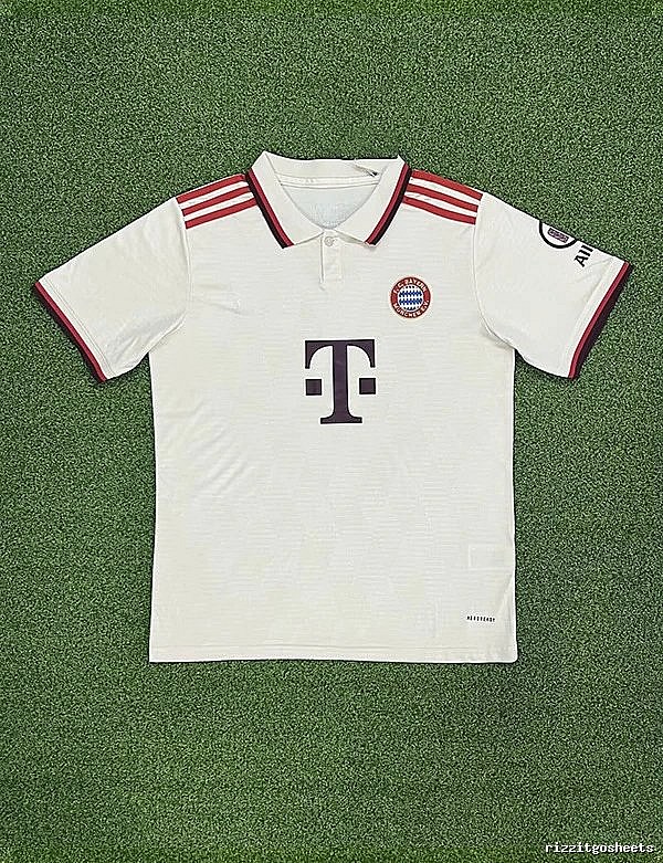 Real Madrid Logo Detail Home soccer jersey White Real Madrid with Relaxed Feel