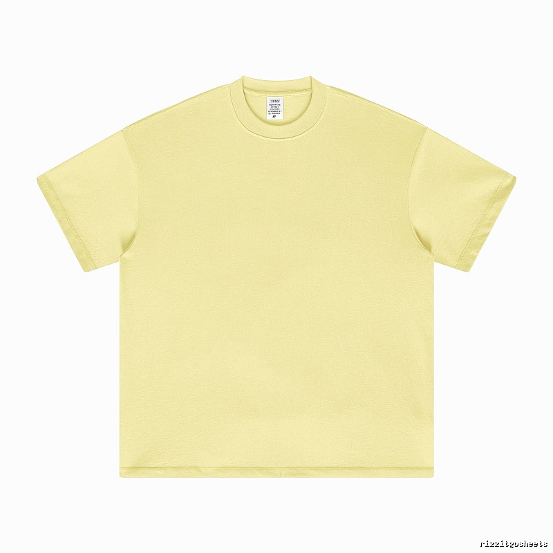 Relaxed Plain white T-shirt Minimal White Short with Designer-Inspired Detail