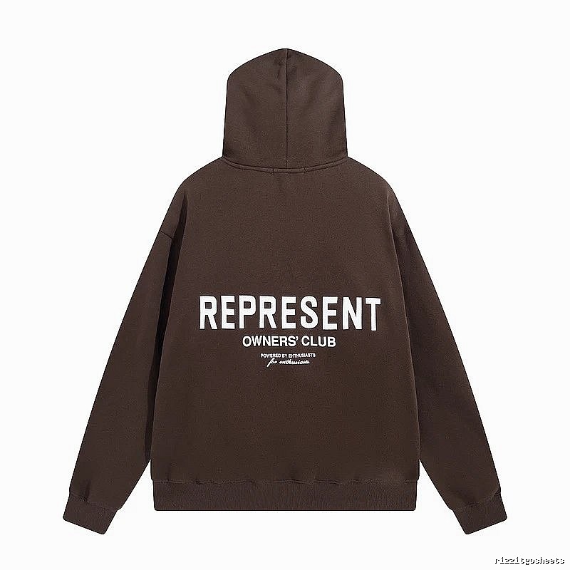 Represent Lightweight Owners Club hoodie Navy Large Represent for Trend Styling