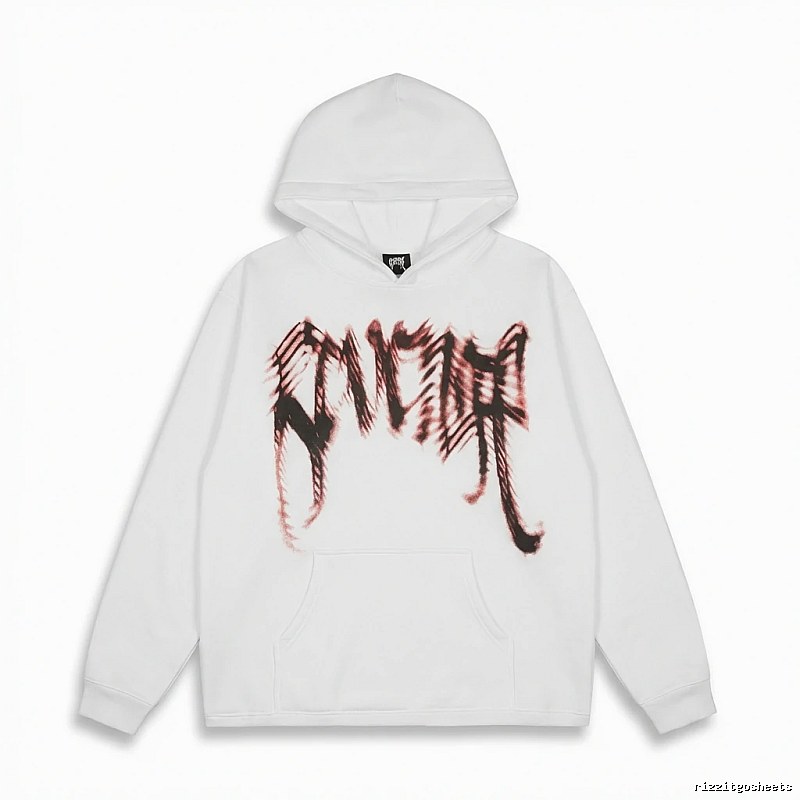 Revenge Gothic Style White Hoodie