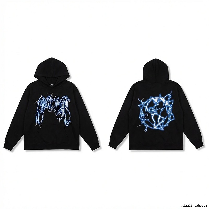 Revenge Lightning Wind Black Hoodie