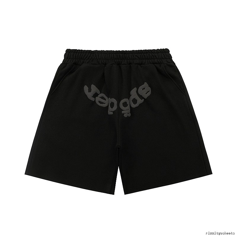 Sp5der letter trendy brand style shorts