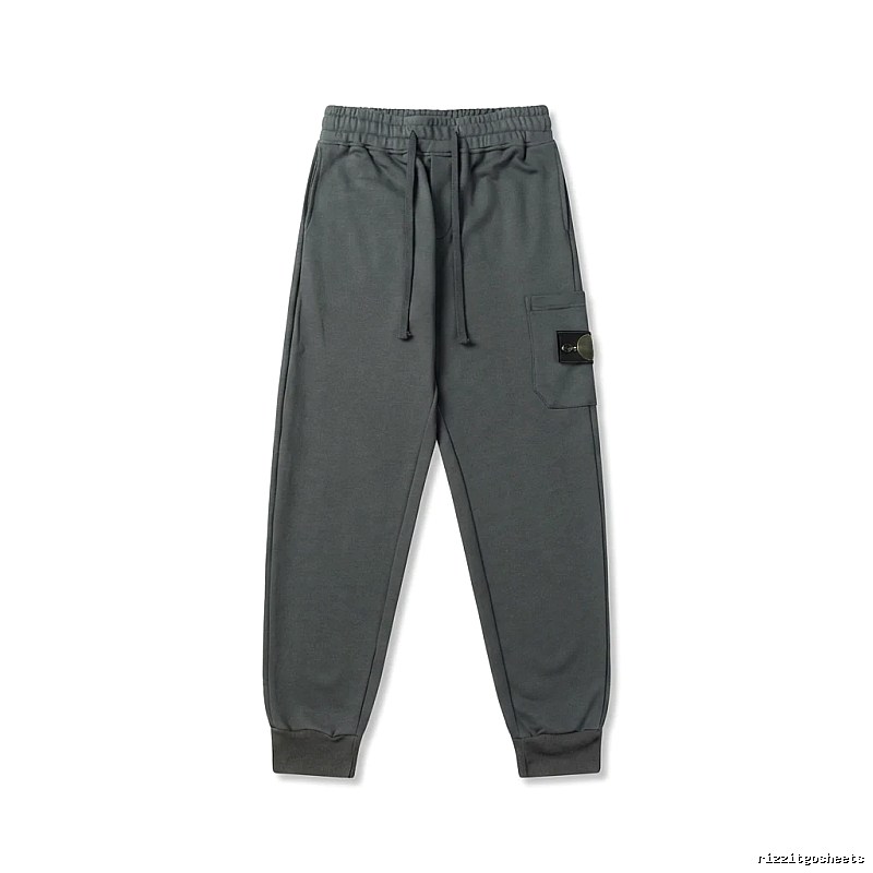 Stone Island workwear style dark grey sweatpants