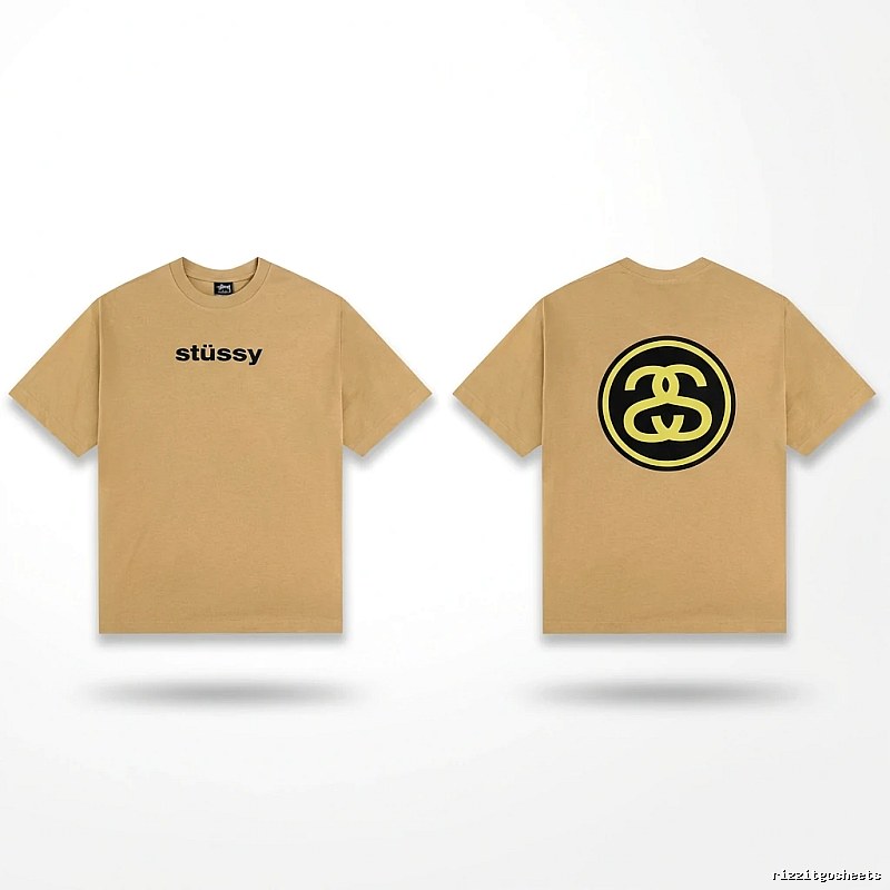 Stussy classic khaki short-sleeve
