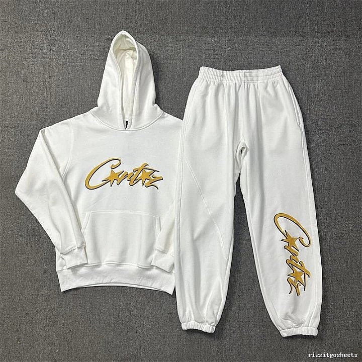 Stussy White Tracksuit Set Poolside Style Logo
