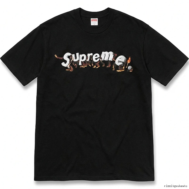 Supreme Ape Series Black T-shirt