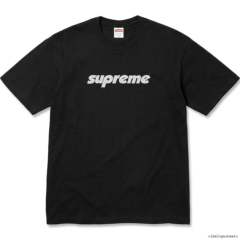 Supreme basic simple black T-shirt