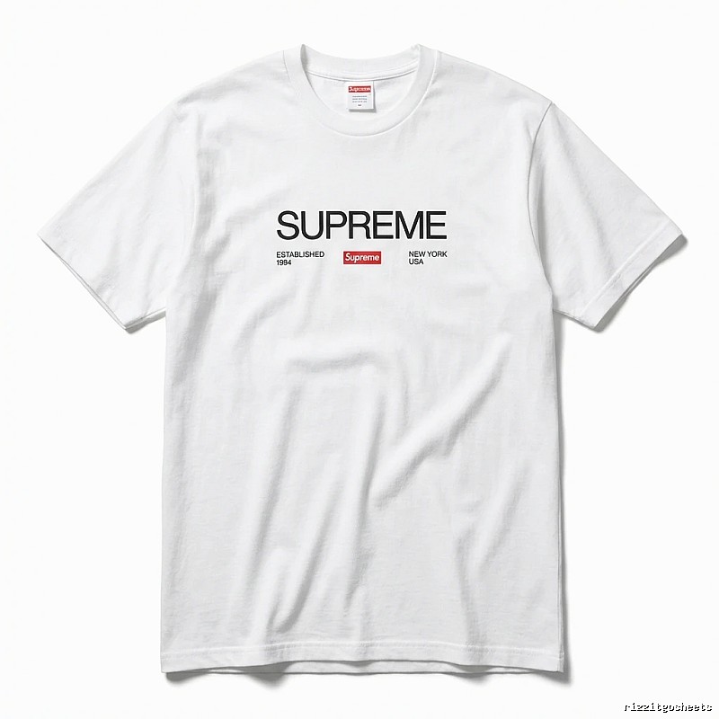 Supreme basic white T-shirt