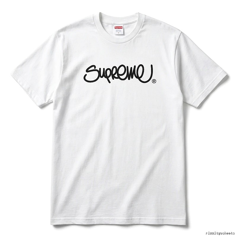 Supreme basic white T-shirt