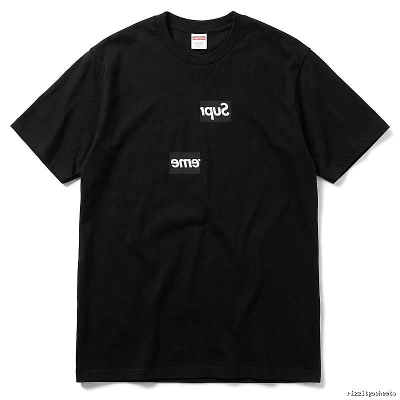 Supreme classic black T-shirt