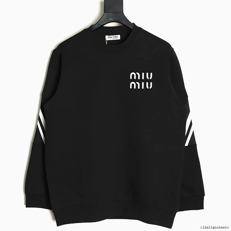 Sweatshirt by Miu Miu with Black Sweatshirt with White Miu