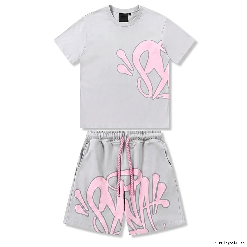 SynaWorld Graffiti Style Gray-Pink Set