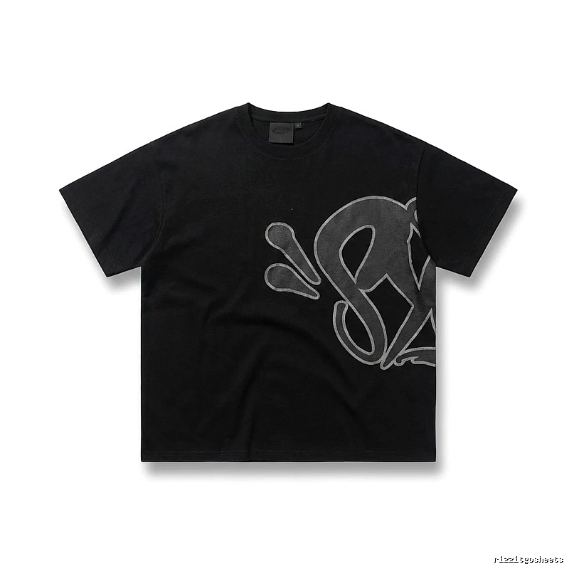 SynaWorld Trendy Black T-shirt