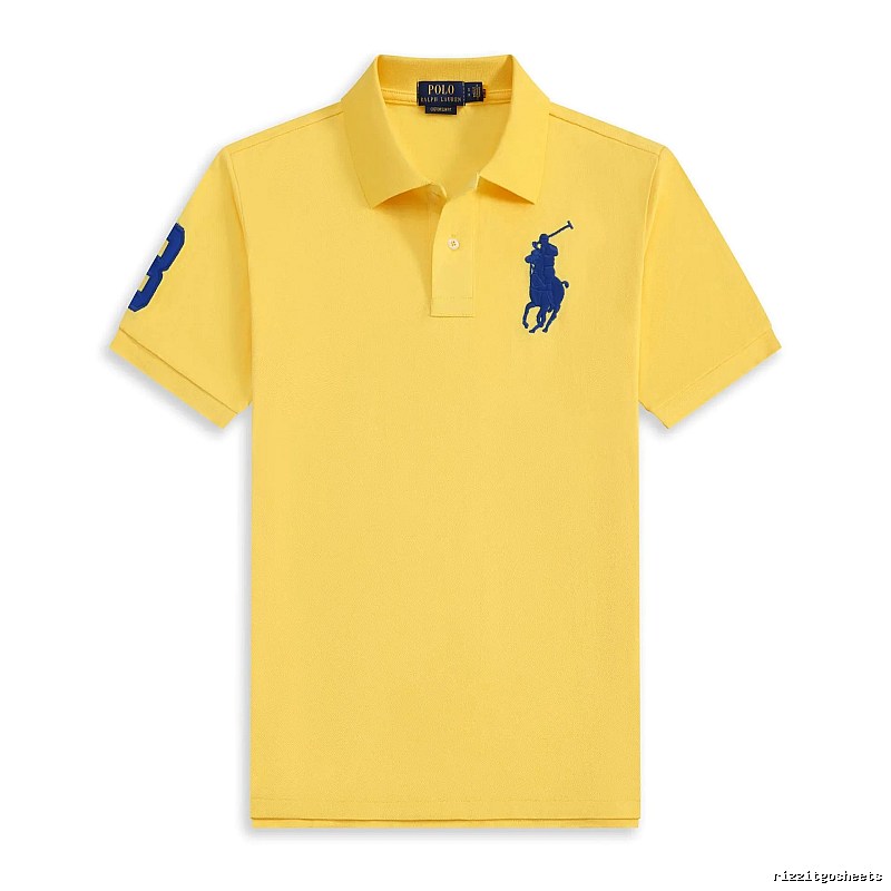 The classic yellow shirt of Ralph Lauren Polo.