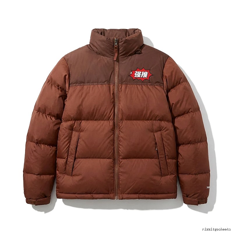 The North Face Mocha Brown Down Jacket