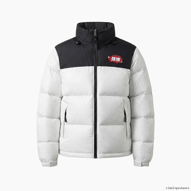 The North Face Trendy Black-and-White Down Jacket