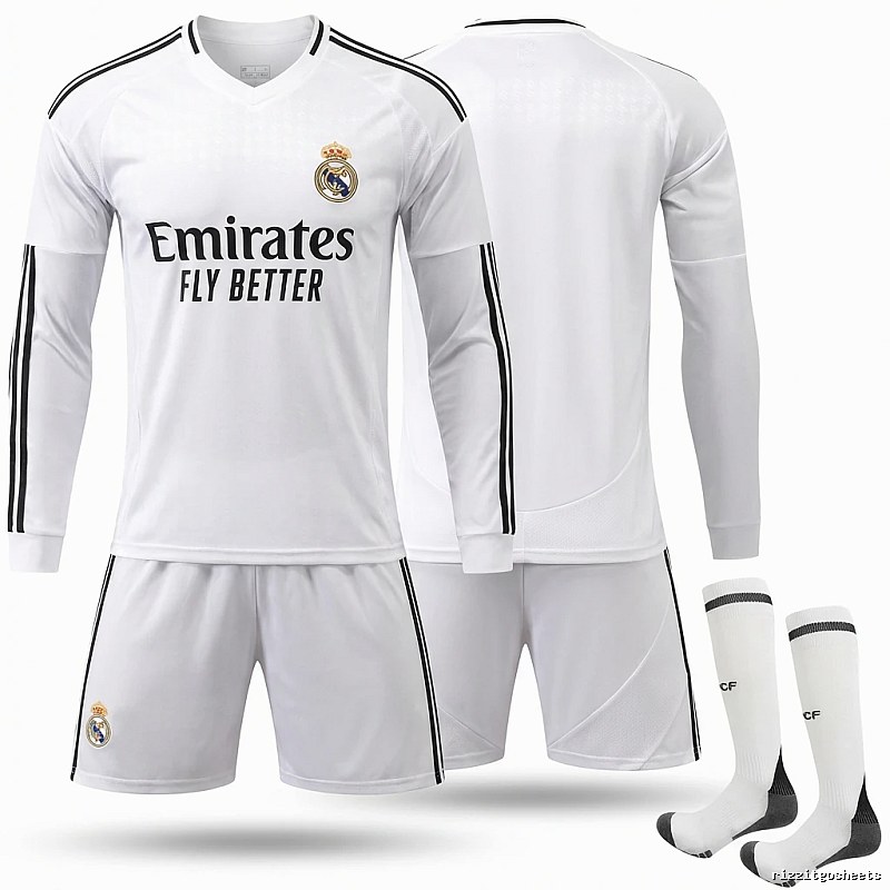 The white sporty jersey of Real Madrid.