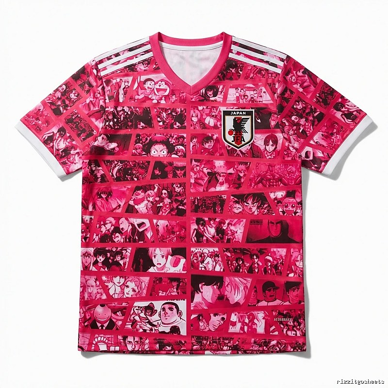 Tokyo Ghoul anime-style red short-sleeve