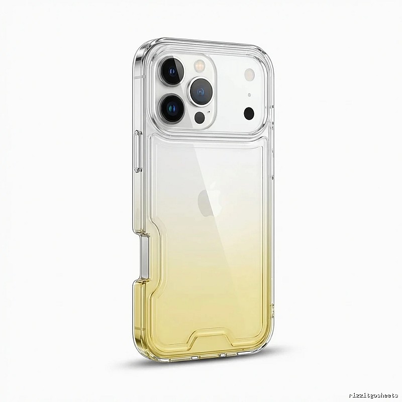 Transparent trendy iPhone phone case