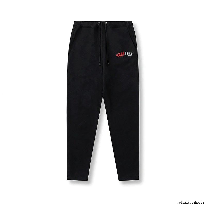 Trapstar minimalist style black sweatpants