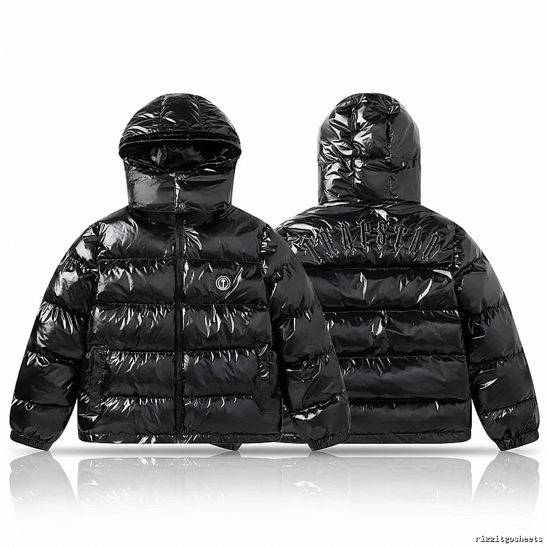 Trapstar Trendy Glossy Black Down Jacket