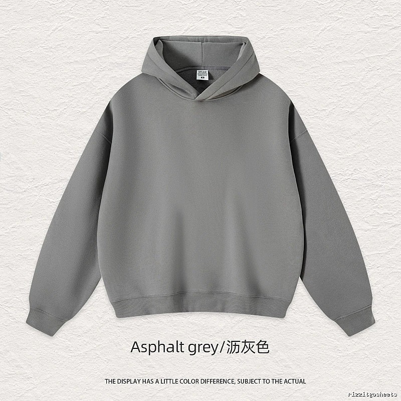 Travel Blank pullover hoodie Black Minimal A with Modern Look