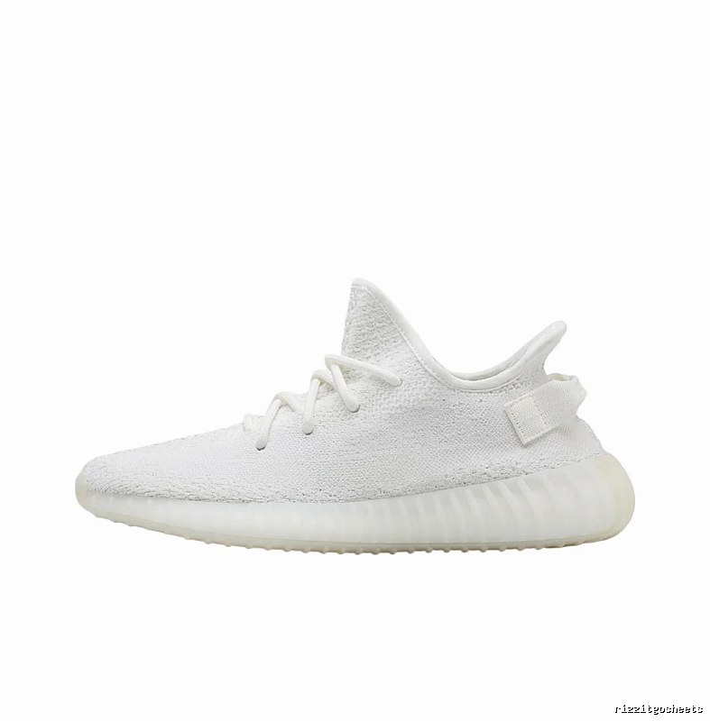 Yeezy minimalist style white shoes