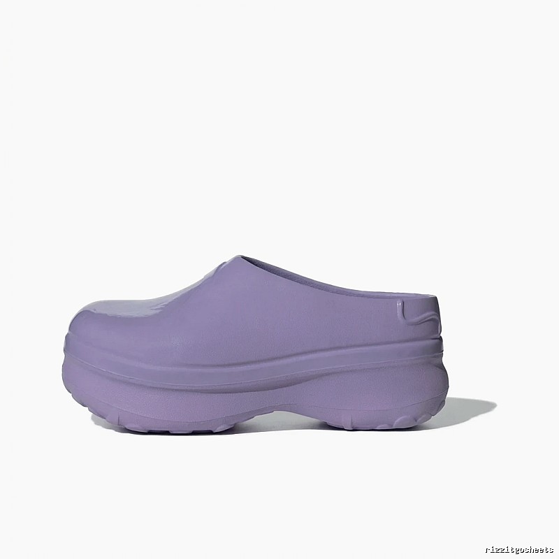 Yeezy thick-soled casual style purple shoes