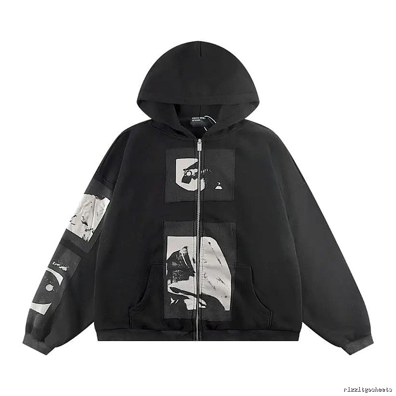 Zip-Layer Styling Graphic Zip Hoodie Travel Styling