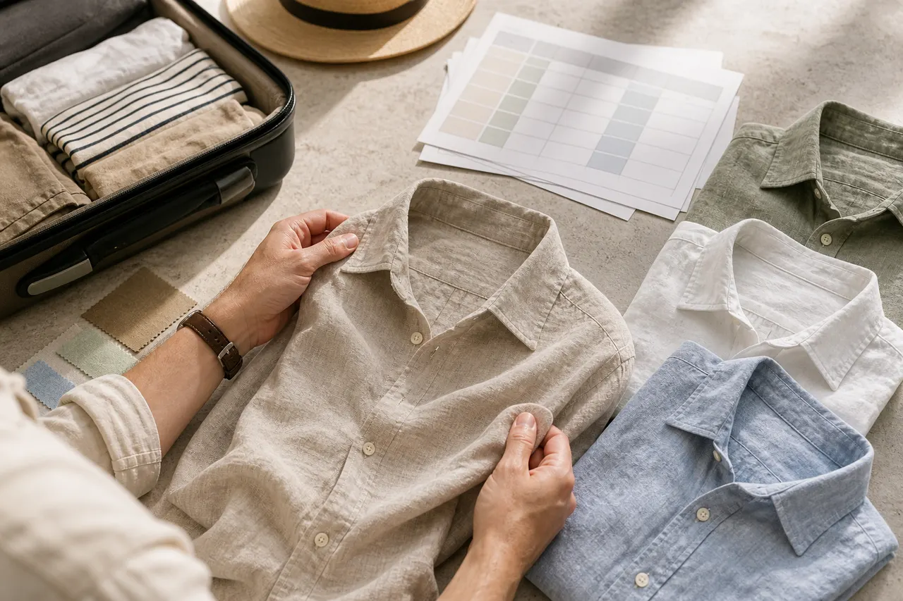 rizzitgo Linen Shirt Spreadsheet Guide visual guide for rizzitgo
